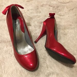 2 for $20 Cute red ribbon heels